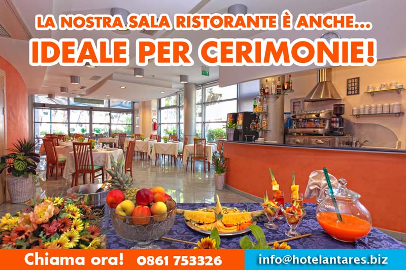 Sala ristorante polivalente - Hotel Antares